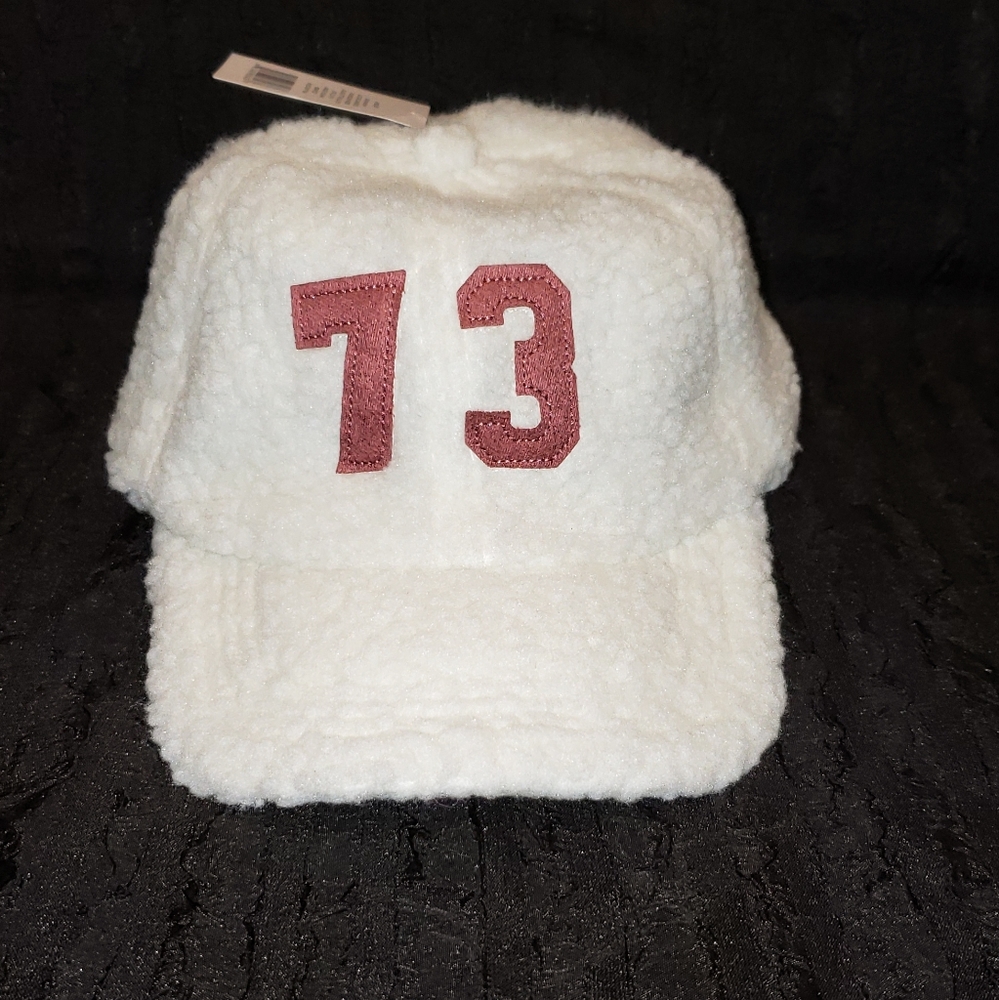 Adjustable Girls Faux Wool Fuzzy Baseball Cap Hat